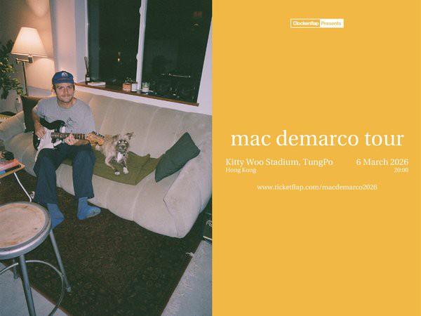Mac DeMarco Tour 2026 – Hong Kong
