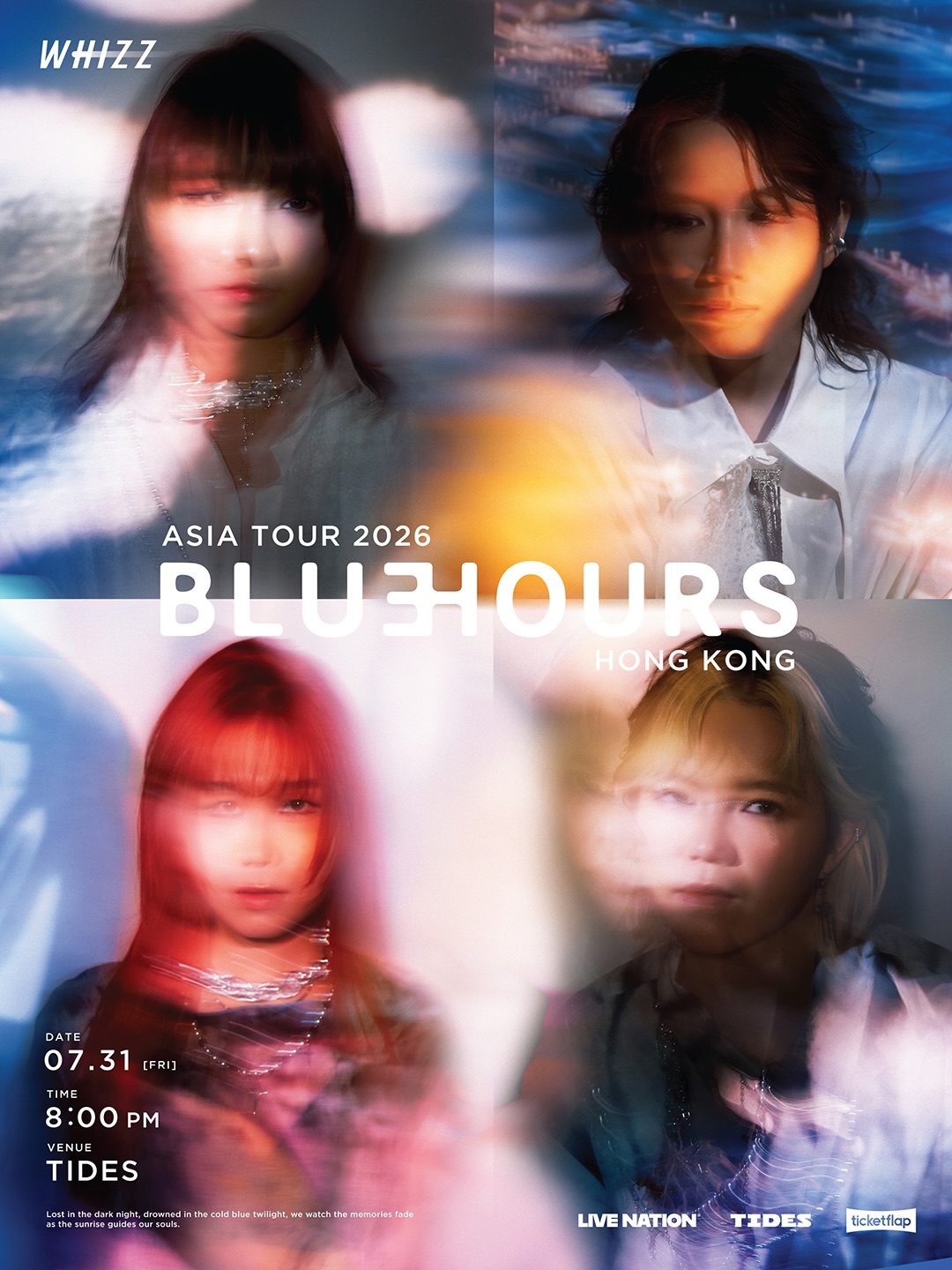 買う WHIZZ < BLUE HOURS > ASIA TOUR - HONG KONG の上 Fri 31 Jul