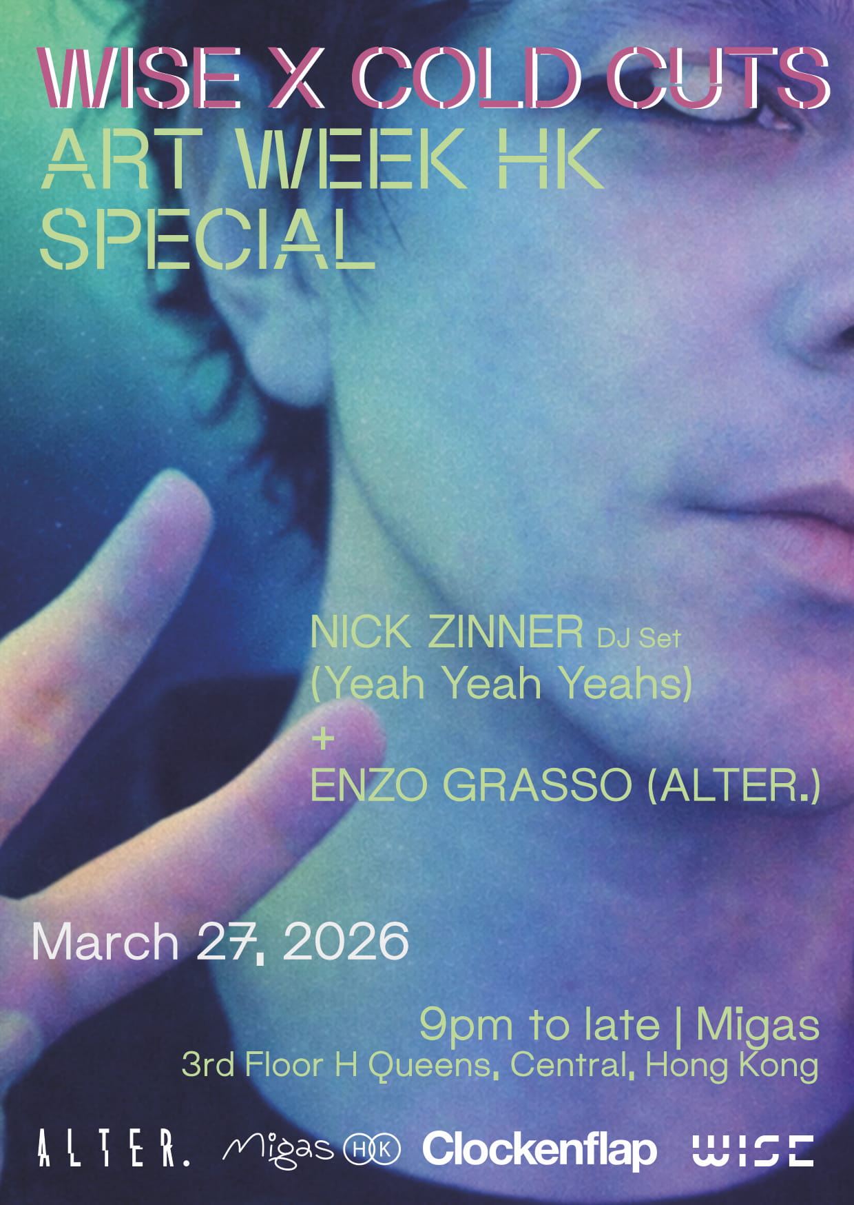 Buy HK Art Week Special: Nick Zinner Dj Set (Yeah Yeah Yeah's) & Enzo ...