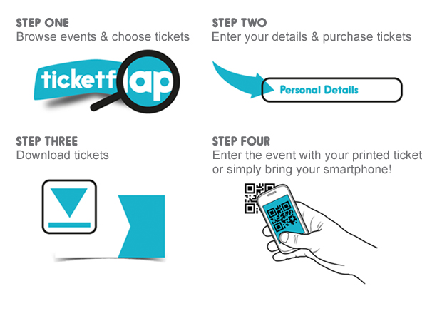 How Ticketflap works - Simple ticket buying process